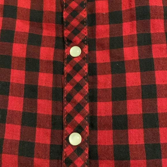 Harley Davidson Men Buffalo Plaid Snap embroidered/Patches Long Sleeve(Lg) - Picture 7 of 15